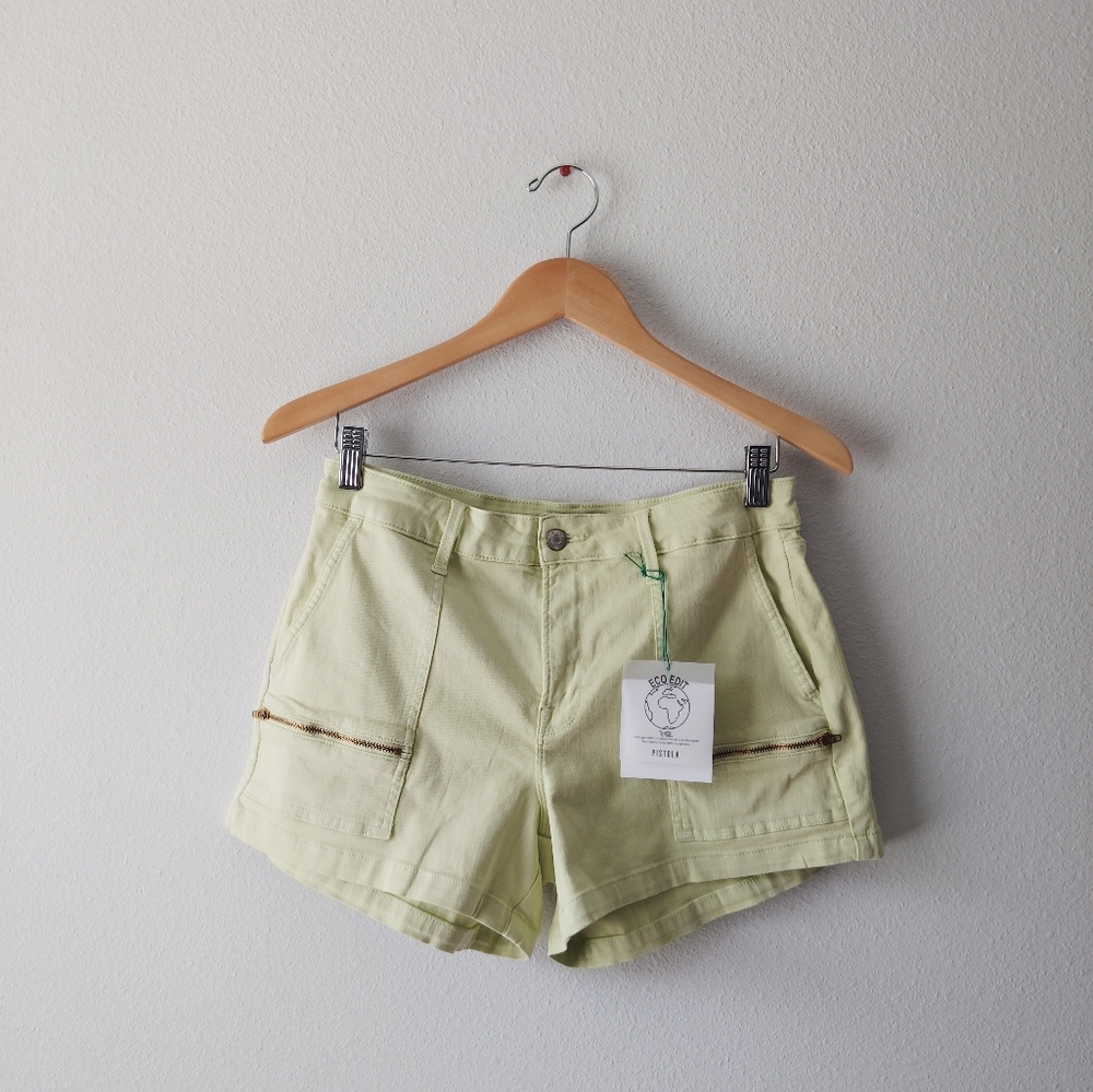 Pistola Lime Green Cargo Shorts
